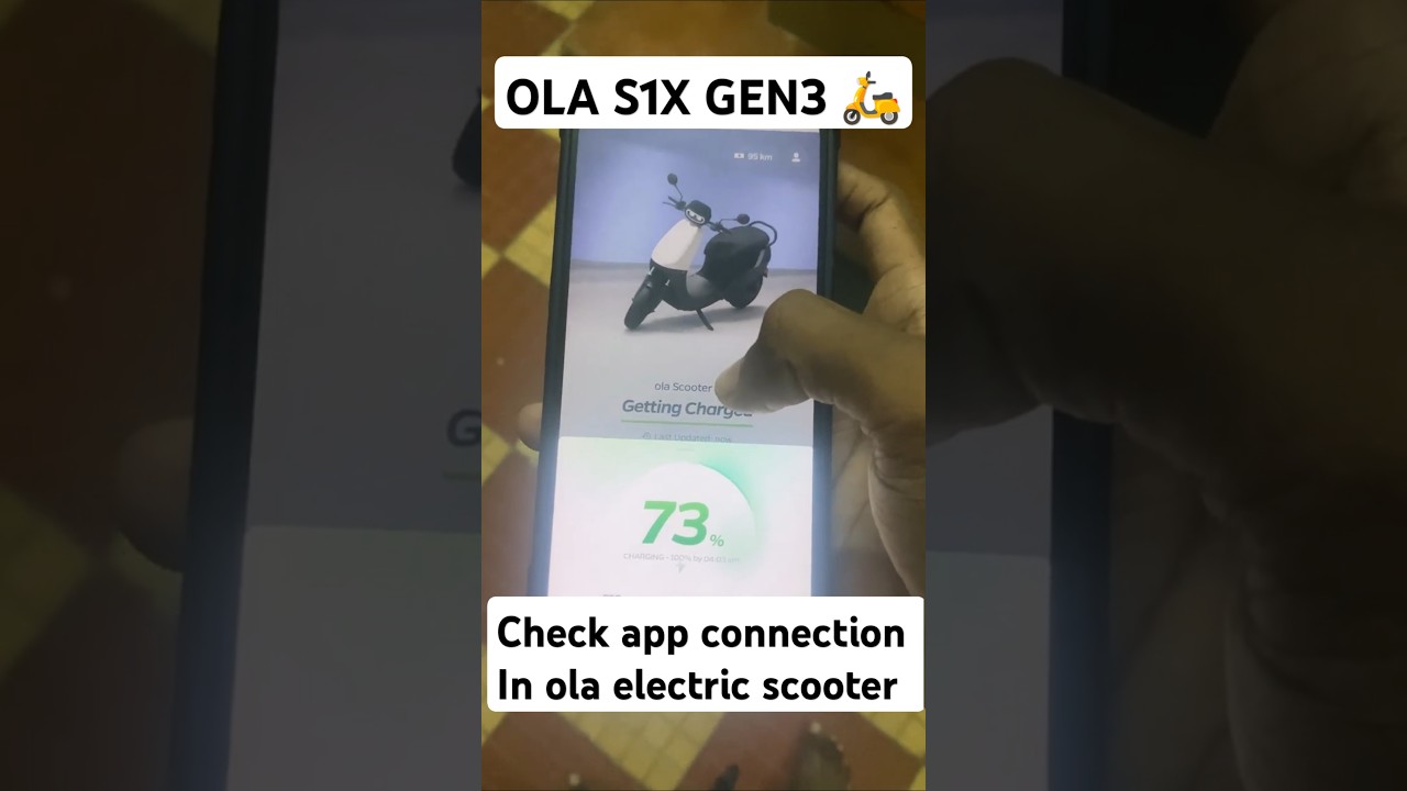 OLA S1X GEN3🛵(CHECK APP CONNECTION IN OLA ELECTRIC BIKE)