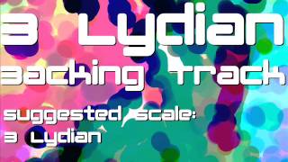 Video thumbnail of "B Lydian Backing Track: Slow, Spacey, Atmospheric"