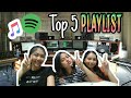 Top 5 playlist recommended yang wajib kalian dengerin 