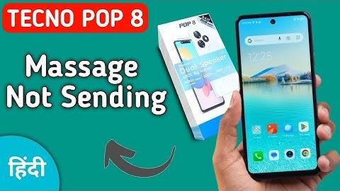 Tecno Pop 8 massage not sending problem kaise solve kare,how to solve massage error problem in tecno