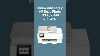 Unbox & set up HP Envy Photo 7200 7900 #shorts