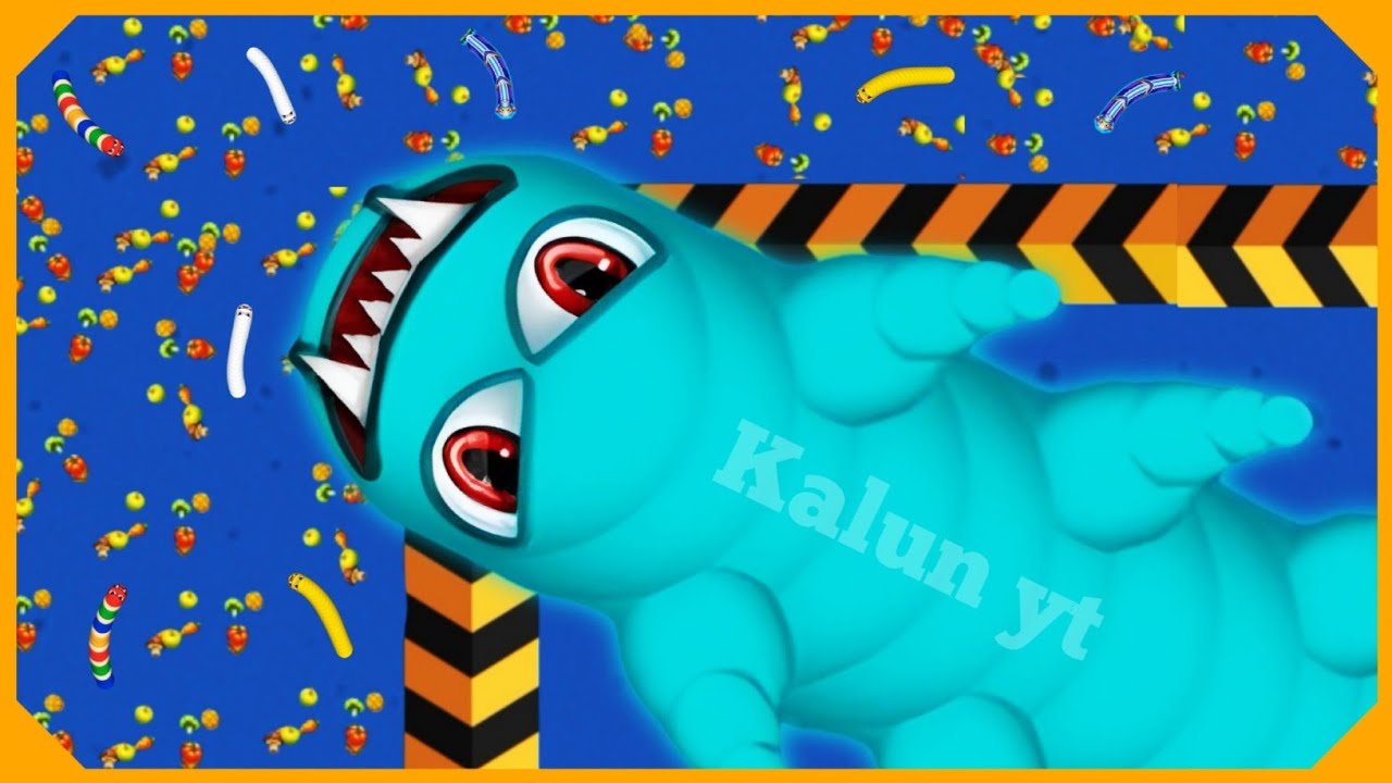 🐍WORMSZONE.IO | Giant Slither Snake Top 01 🏆 | Epic Worms Zone Biggest Snake Gameplay! | Kalun yt