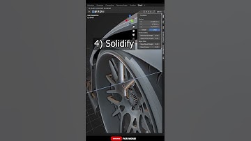 Modeling a Supercar Rim in Blender (Aryan) #shorts #blender #tutorial