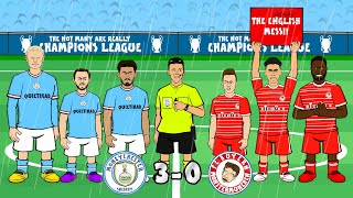 Man City Beat Bayern 3-0 Champions League 2023 Quarter-Final Haaland Silva Rodri Goals Highlights