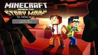 Minecraft Story Mode Episode 3 Jailhouse Block season 2  All Cutscenes Game Movie