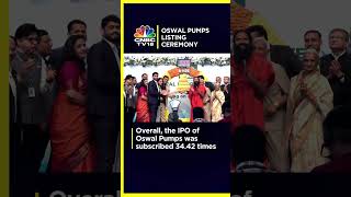 Oswal Pumps Shares Make A Muted Debut; Stock Lists At 3% Premium | Oswal Pumps IPO Listing | N18S