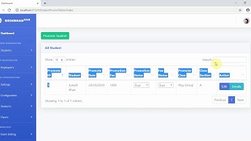 School Management System Part 72 Student Promotion Form in C# C Sharp ASP NET MVC