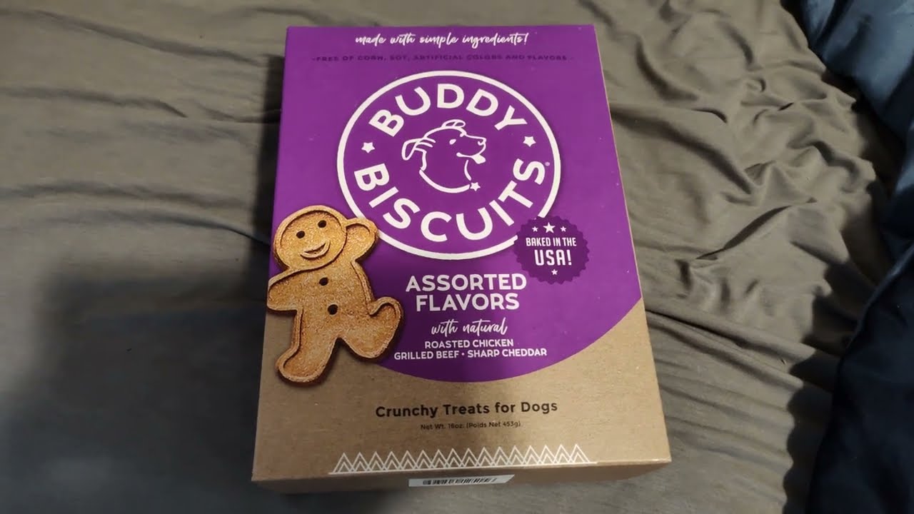 My Dog LOVES These Dog Treats Review! BUDDY BISCUITS Dog Treats