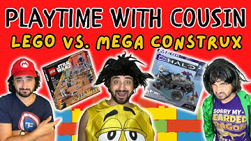 LEGO vs Mega Construx | Playtime w/ Cousin