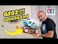 Tamiya squash van gf02  unboxing franais