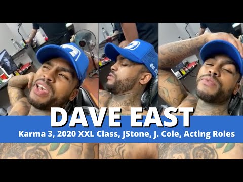 Dave East - Getting Tattooed While Sharing Karma 3, Pop Smoke Being Left off XXL Freshman Class