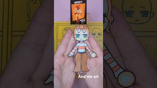paper diy🤎INSIDE OUT2 ANXIETY doll blind bag (인사이드아웃2) #shorts #funny #trending #art
