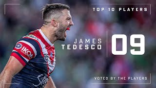 No. 9 James Tedesco (Fullback, Roosters) | NRL Top 10 Players 2023