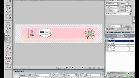 Animated Banner in Adobe Fireworks.wmv