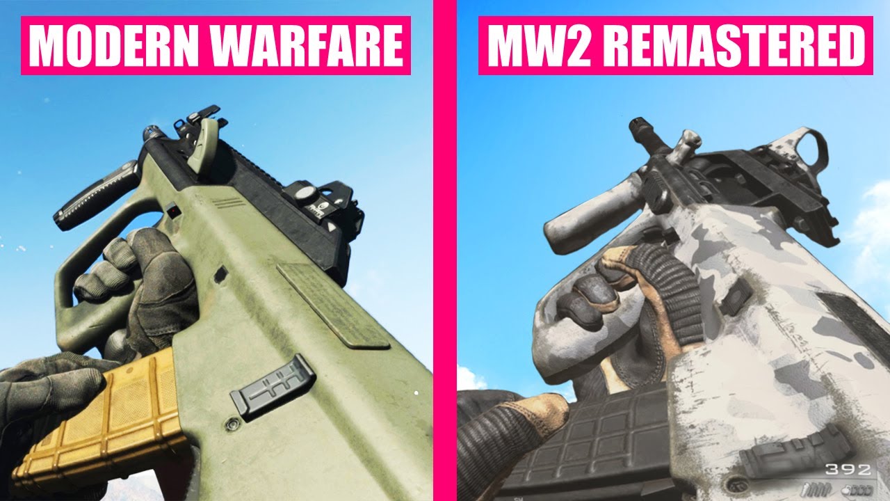 Modern Warfare Warzone vs Call of Duty Modern Warfare 2 Remastered