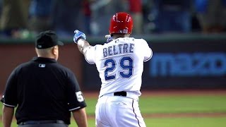 Beltre clears the bases with a double