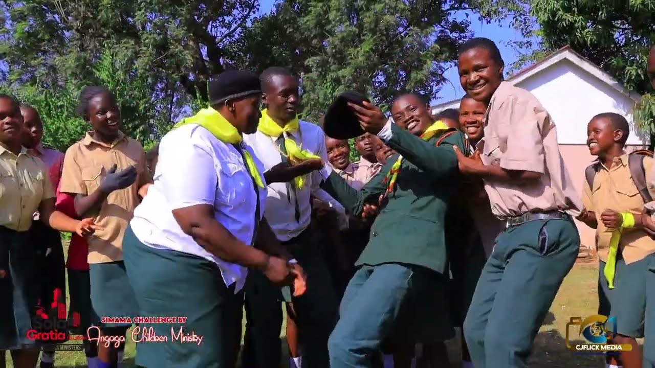 SIMAMA UTEMBEE by DOMINION VOICES MINISTERS || Petero Challenge by ANGAGA CHILDREN MINISTRY CHOIR