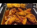 Pollo a la Cerveza asado al horno (con patatas asadas)