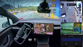 Actually Smart Summon At Walmart Model X Ai4