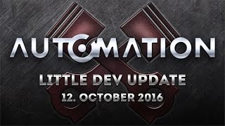 Little Dev Update: 12. October 2016
