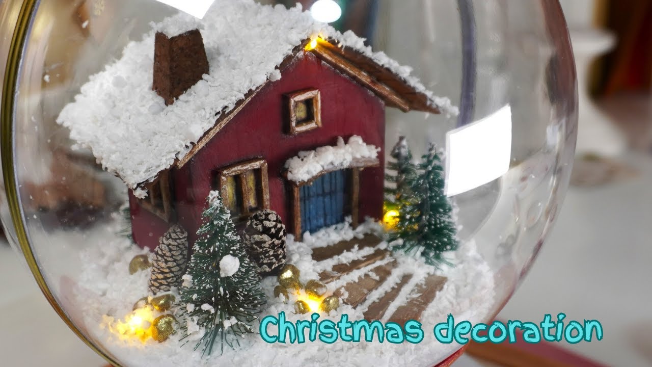 Как сделать снежный шар. Постройте свою собственную зимнюю историю!