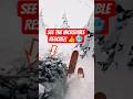 Snowboarder buried upside down little chance for survival❄️😱