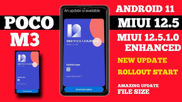 Poco M3 Android 11 With Miui 12.5 Enhanced New Update Rollout 😍|Amazing Update|New Features