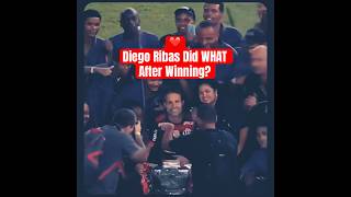 ❤️ Diego Ribas Shared The Trophy With Stadium Janitors!