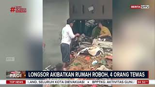 Rumah Hancur Diterjang Longsor di Tapanuli Tengah, 4 Tewas #Beritasatu