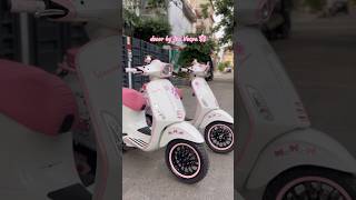 Twin Cute Pink Vespa Decor by BeBin MotoShop Twin Cute Pink Vespa Decor by BeBin MotoShop