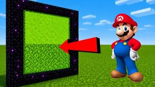 كيف تصنع بوابة إلى بُعد Super Mario في Minecraft! 😱 screenshot 1