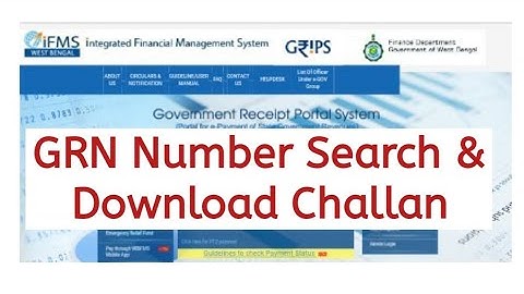 GRN Number Search And Download Challan #grn_number_search #grn #government_reference_number #challan