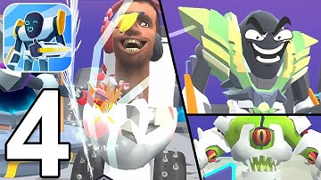 Mechangelion Robot Fighting Gameplay Walkthrough Part 4: Fighting the Mecha Aliens in the Moon