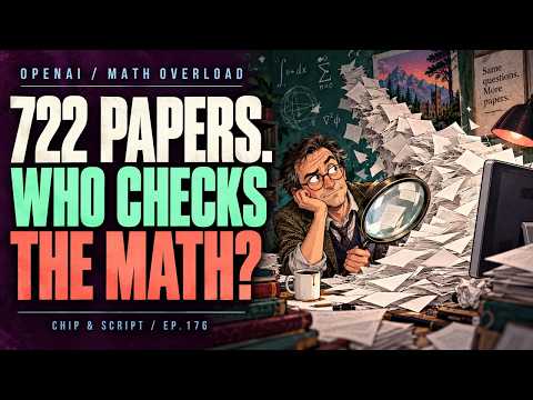 OpenAI Dropped 722 Math Papers. Who Checks the Math? | Chip & Script EP.176
