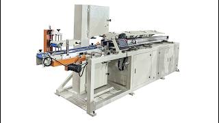Automatic 700 mm length kitchen towel paper band saw cutting machine