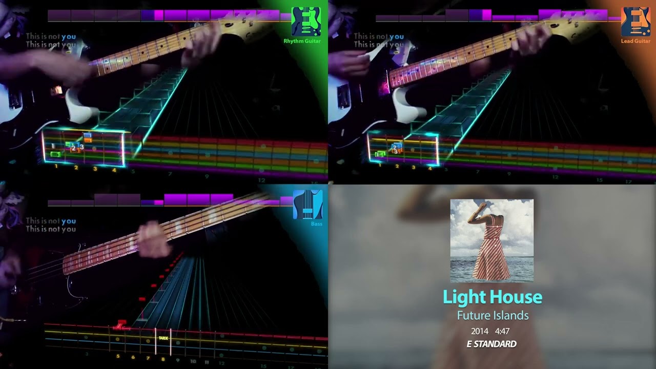 Future Islands - Light House (Rocksmith Chart) [Guitar Bass Cover]
