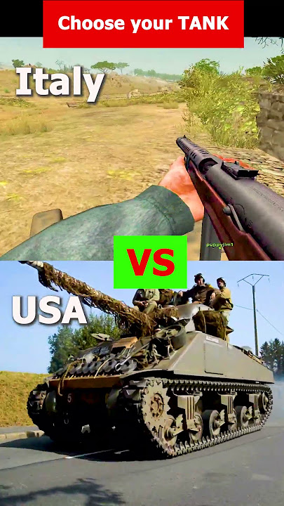 Tank imut italy vs tank gahar USA