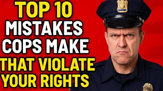 Top 10 Mistakes Cops Make That Violate Your Rights