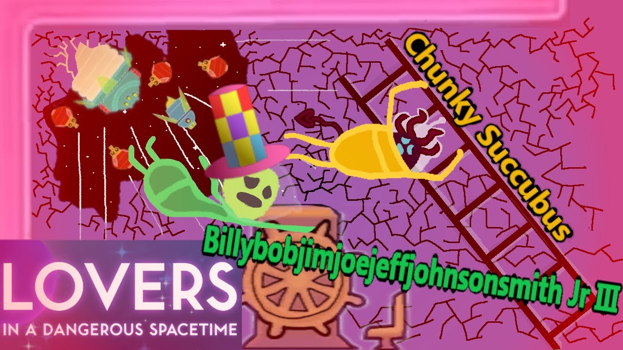 Lovers in a dangerous spacetime: Disaster at lovers HQ