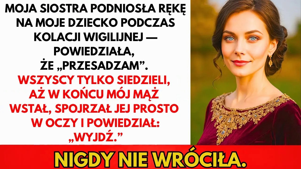 Siostra Wygoniła Moje Dziecko Od Stołu W Święta — Powiedziała, Że Przesadzam. Wszyscy Patrzyli