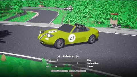 UE5 Racing Game - Paint and Customization