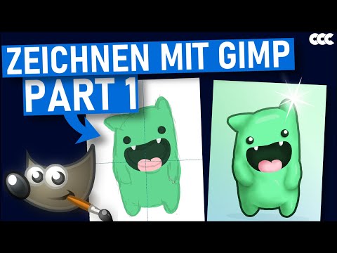 Video: Wie digitalisiere ich eine Zeichnung in Gimp?