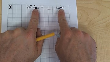 Lesson 13.1 - Customary Units of Length Equivalence - Homework Help