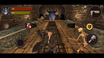 Dungeon Ward (-by František Liška) - free offline 3D action rpg game for Android - gameplay.
