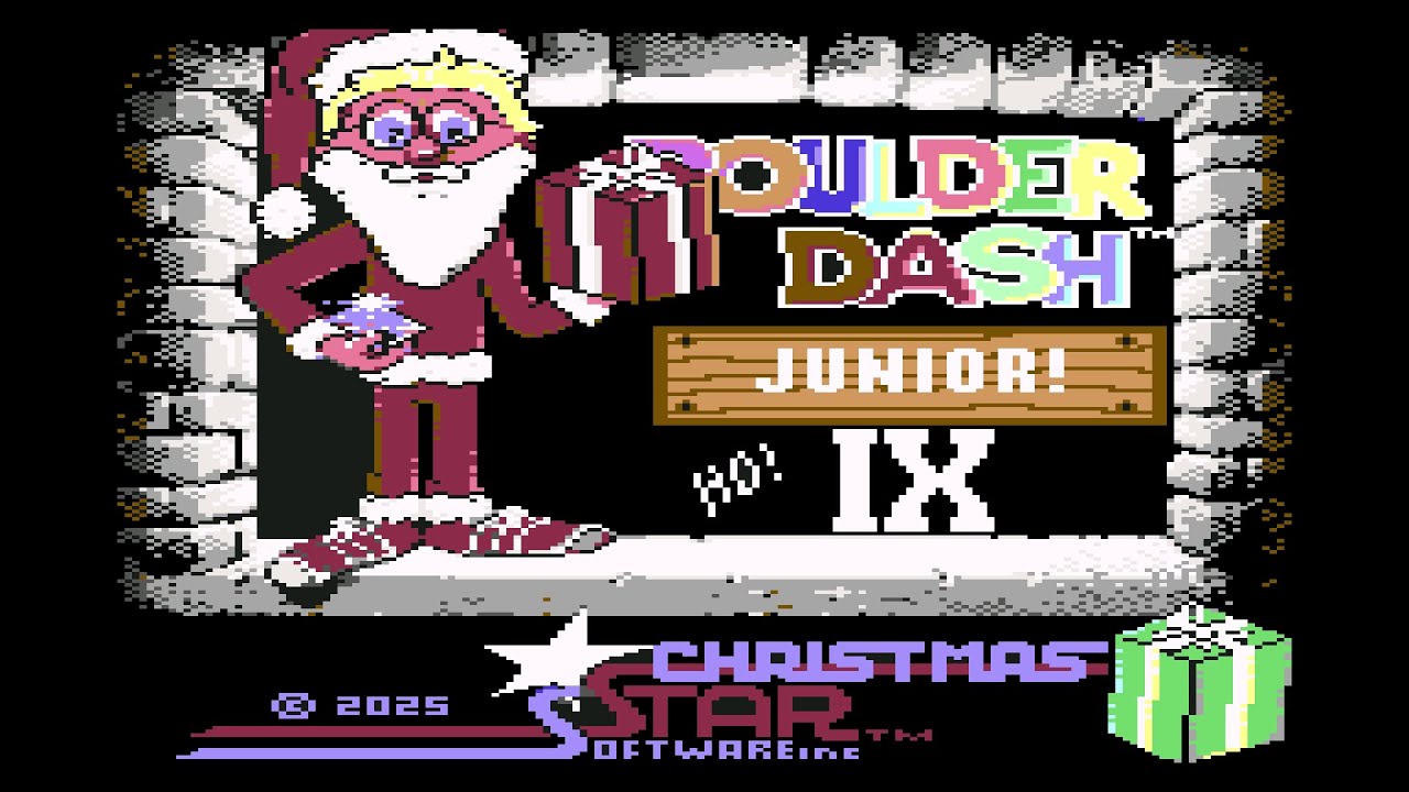 Boulder Dash IX Junior - Ho! Ho! Ho! (2025) - Commodore 64