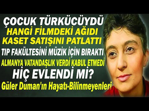 GÜLER DUMAN; Doktorluğu Bırakıp Türkücü Olan Bir Halk Müziği Efsanesi... HİÇ EVLENDİ Mİ?