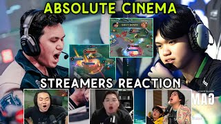 STREAMERS reaction to TLPH VS FALCONS PH CRAZY GAME 1...😱😱😱