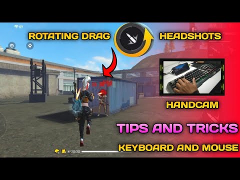 Best 2021 Tricks Free Fire Rotating Drag Headshots Tip Tricks With Keyboard And Mouse On Mobile Youtube