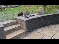 Progress black slate natural stone cladding