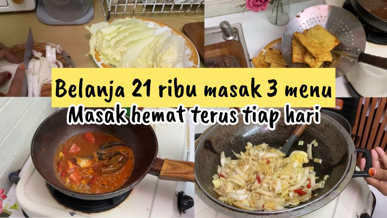 Belanja 21 ribu masak hemat setiap hari 